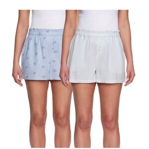 NEW Women’s loft sleep short set of two boxer style breathable fabric size XL